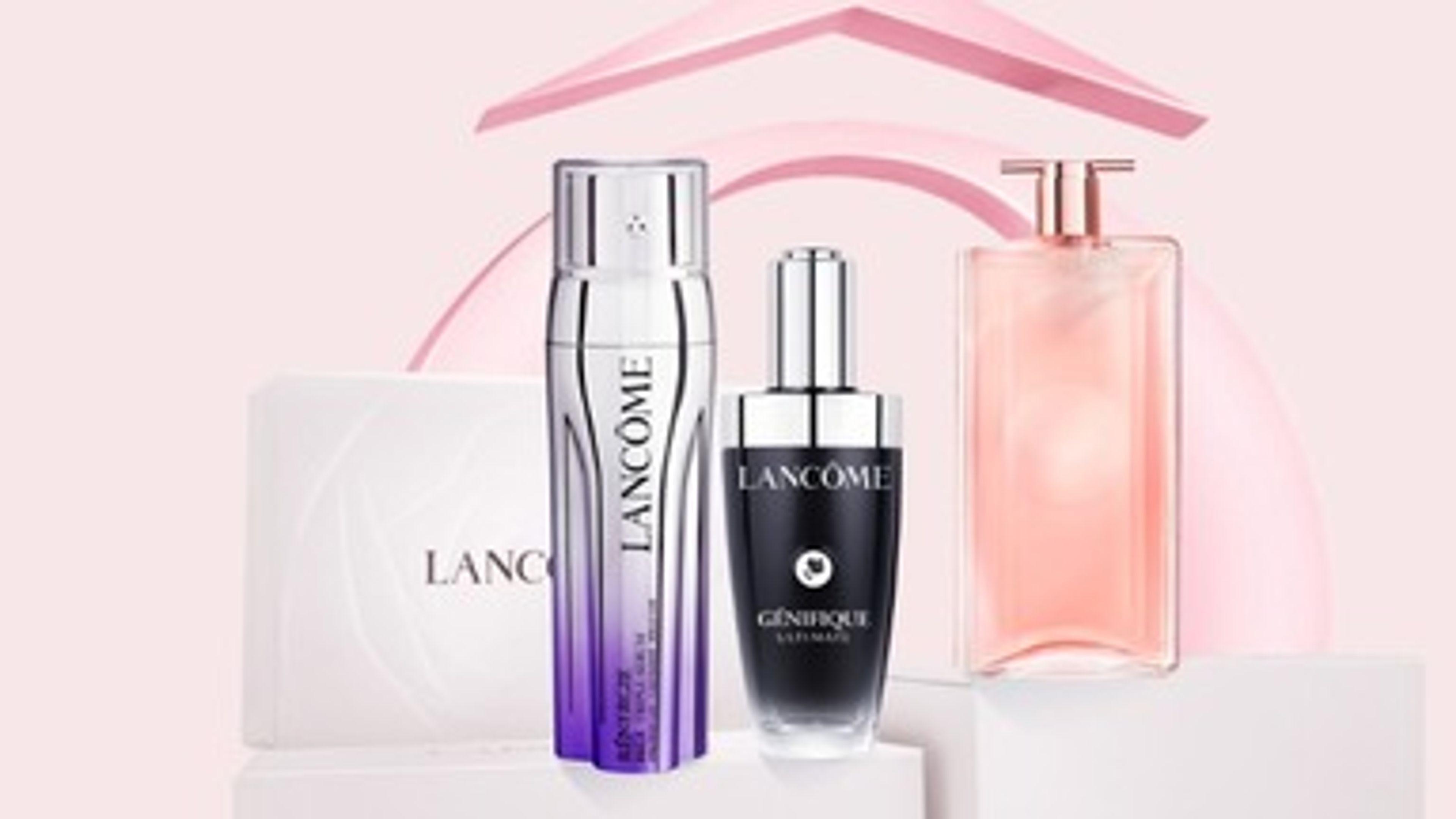 A banner image of the brand Lancome.