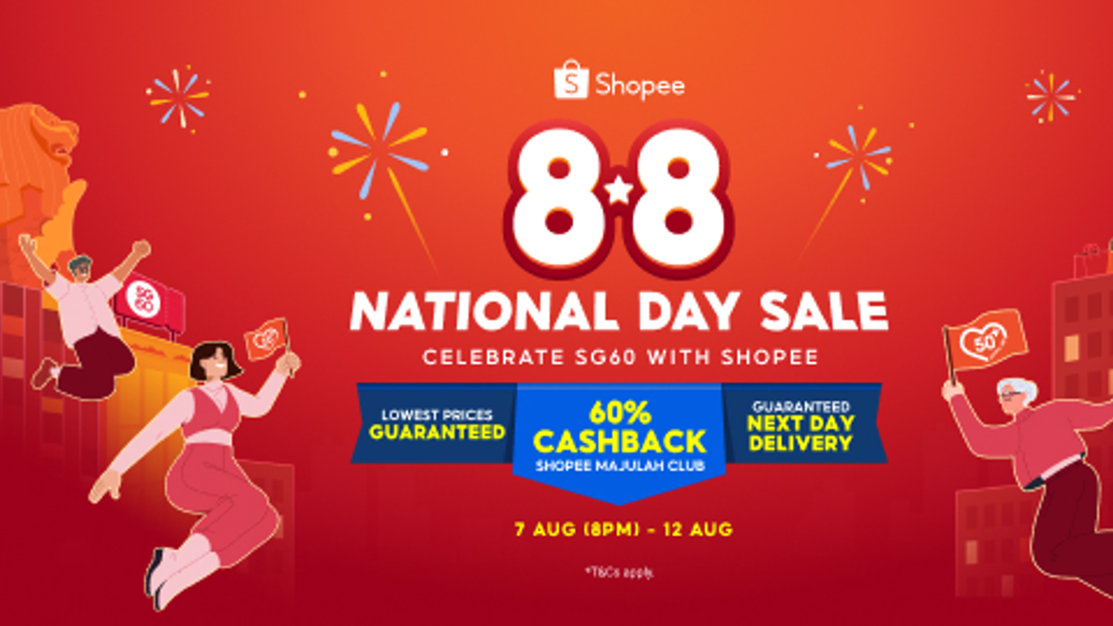 A banner image of Shopee 8.8 Sale.