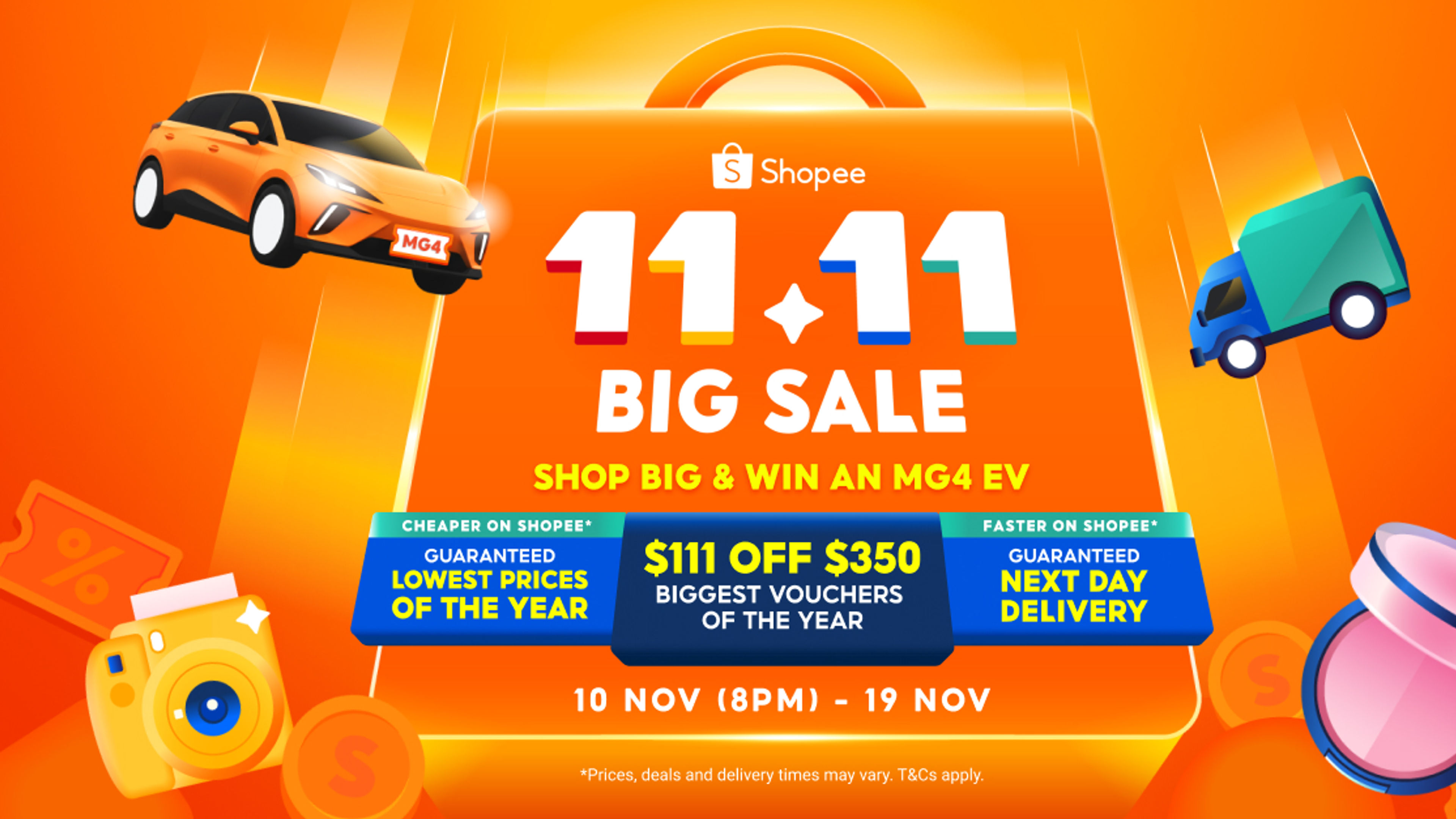 Shopee SG 11.11 Sale Banner