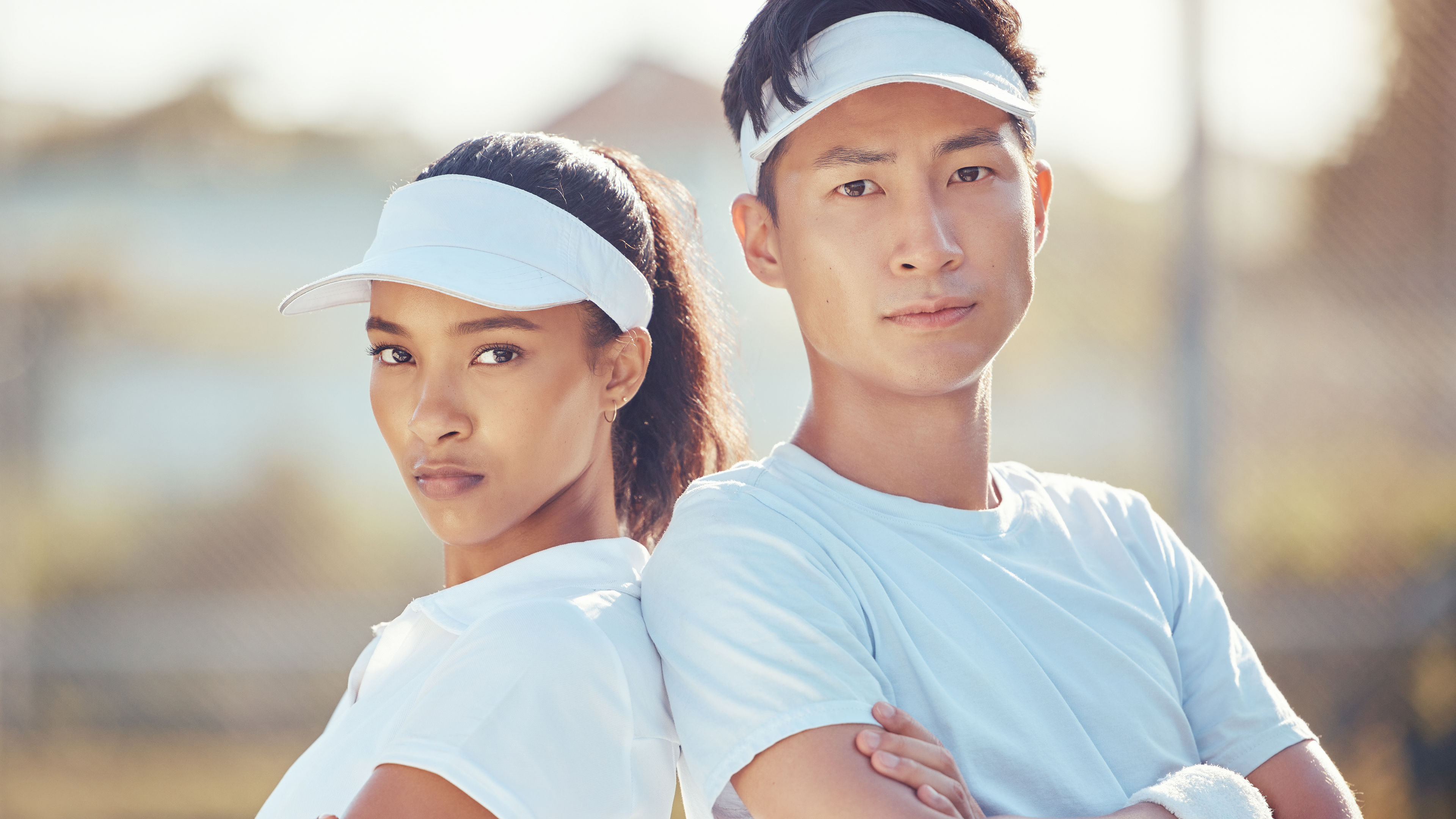 The tennis duo is in sync and ready