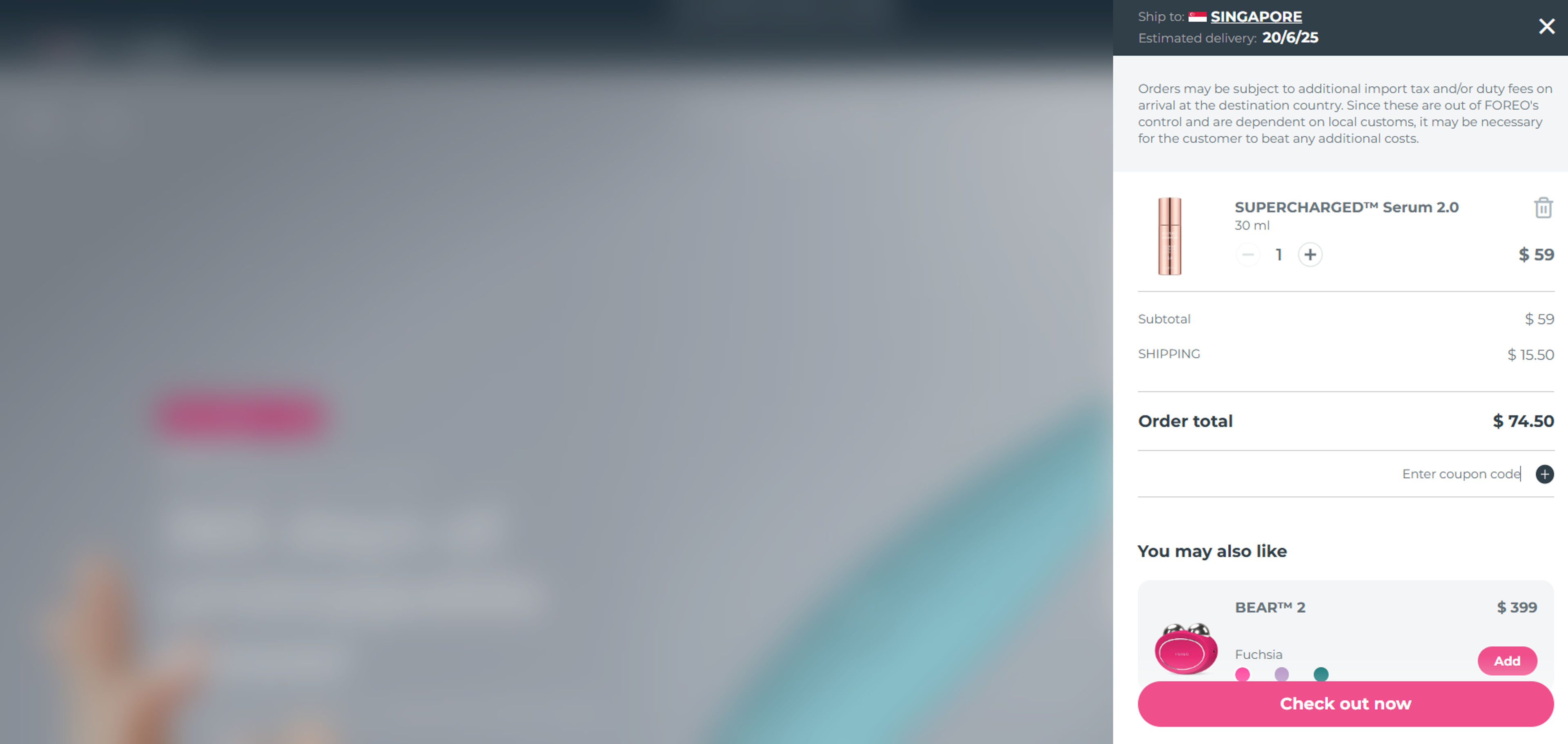 How to use coupon for Foreo