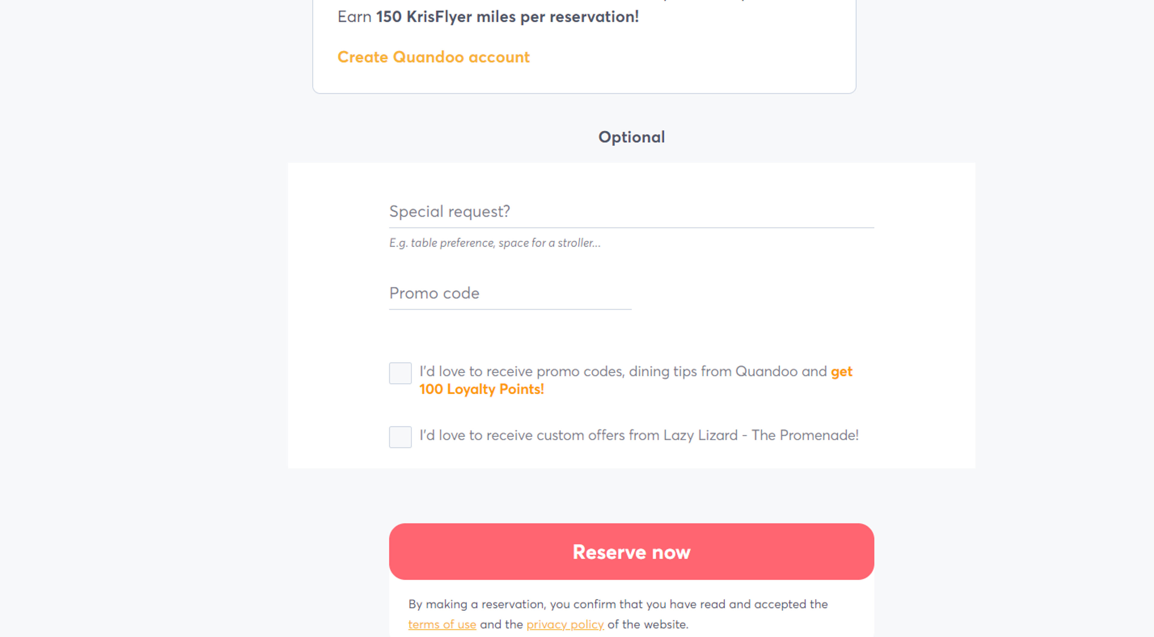 How to use coupon for Quandoo